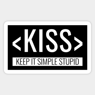 Keep it Simple, Stupid, KISS Principle Magnet